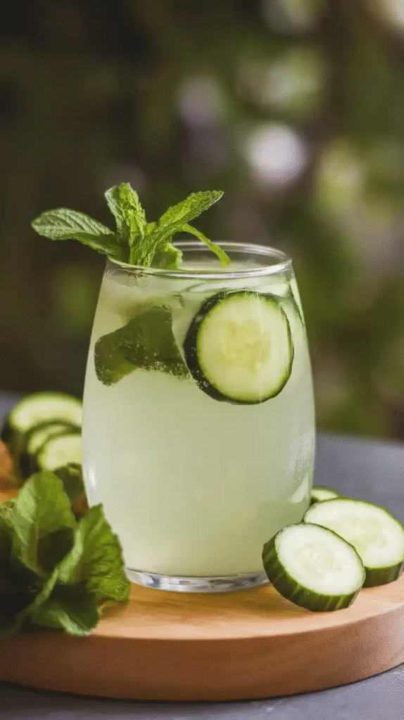 How to Make Cucumber Mint Lemonade in 15 mins -Easy to make image
