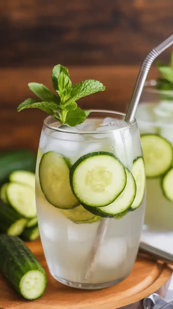 How to Make Cucumber Mint Lemonade in 15 mins -Easy to make image