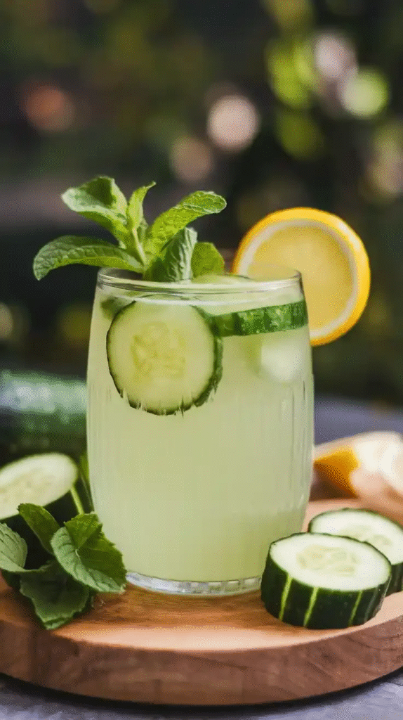 How to Make Cucumber Mint Lemonade in 15 mins -Easy to make image