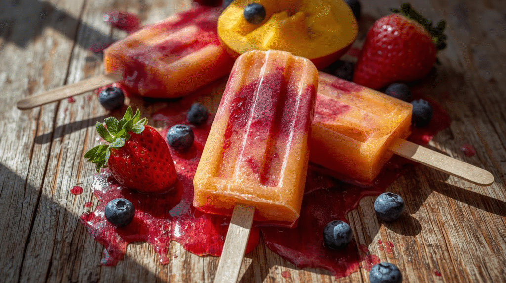 Healthy Homemade Fruit Popsicles: Easy Recipes Kids Will Love image