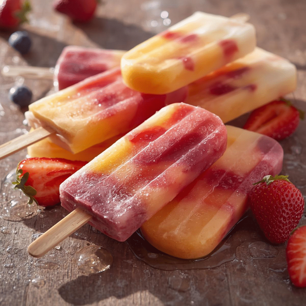 Healthy Homemade Fruit Popsicles: Easy Recipes Kids Will Love image