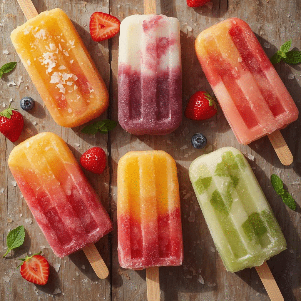 Healthy Homemade Fruit Popsicles: Easy Recipes Kids Will Love image