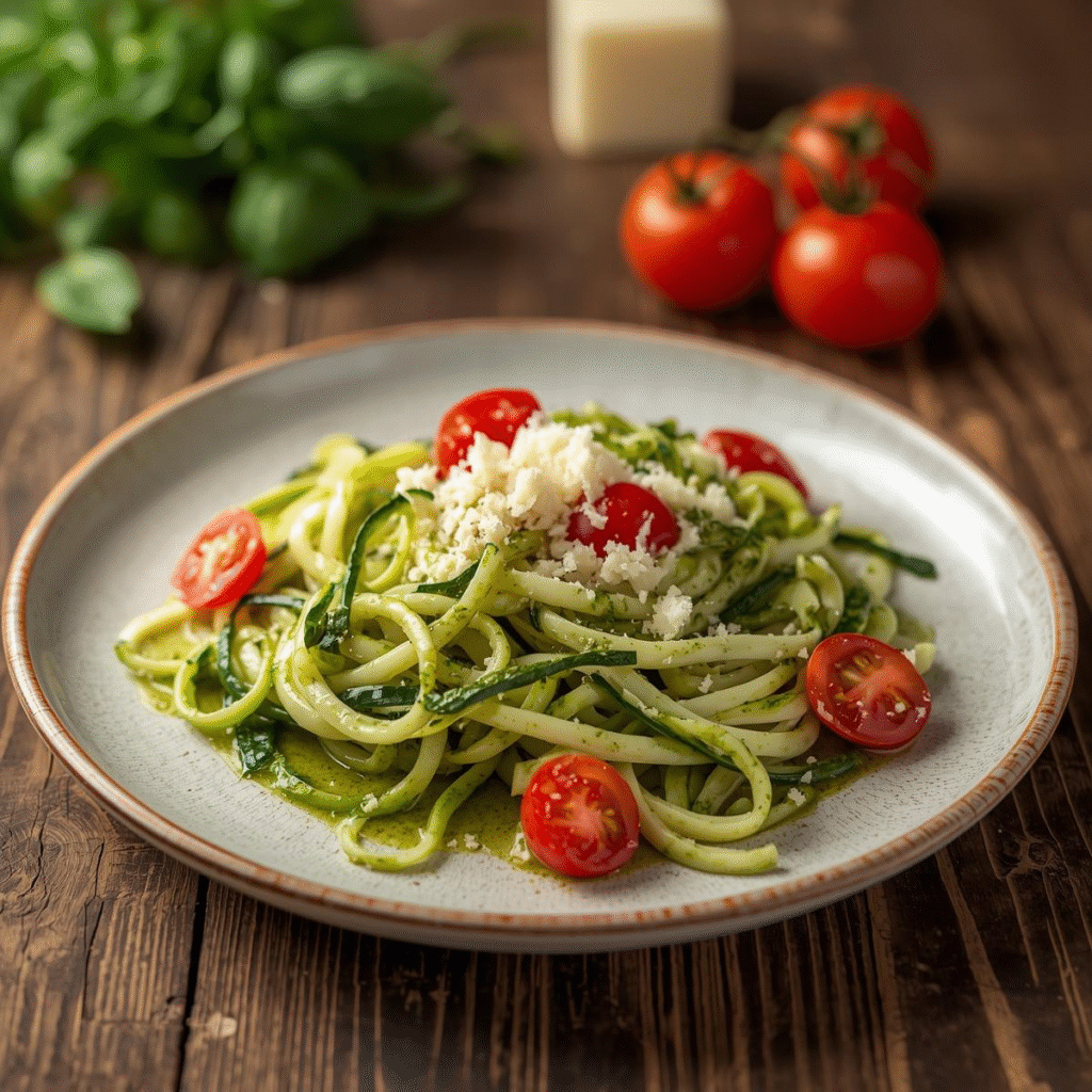 How to Make Zucchini Zoodle Pasta in 15 Minutes – Healthy & Delicious image