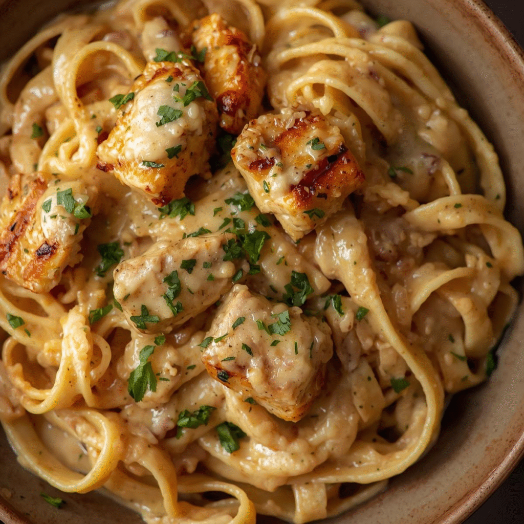Garlic Parmesan Chicken Pasta The Best Creamy Dinner Recipe image