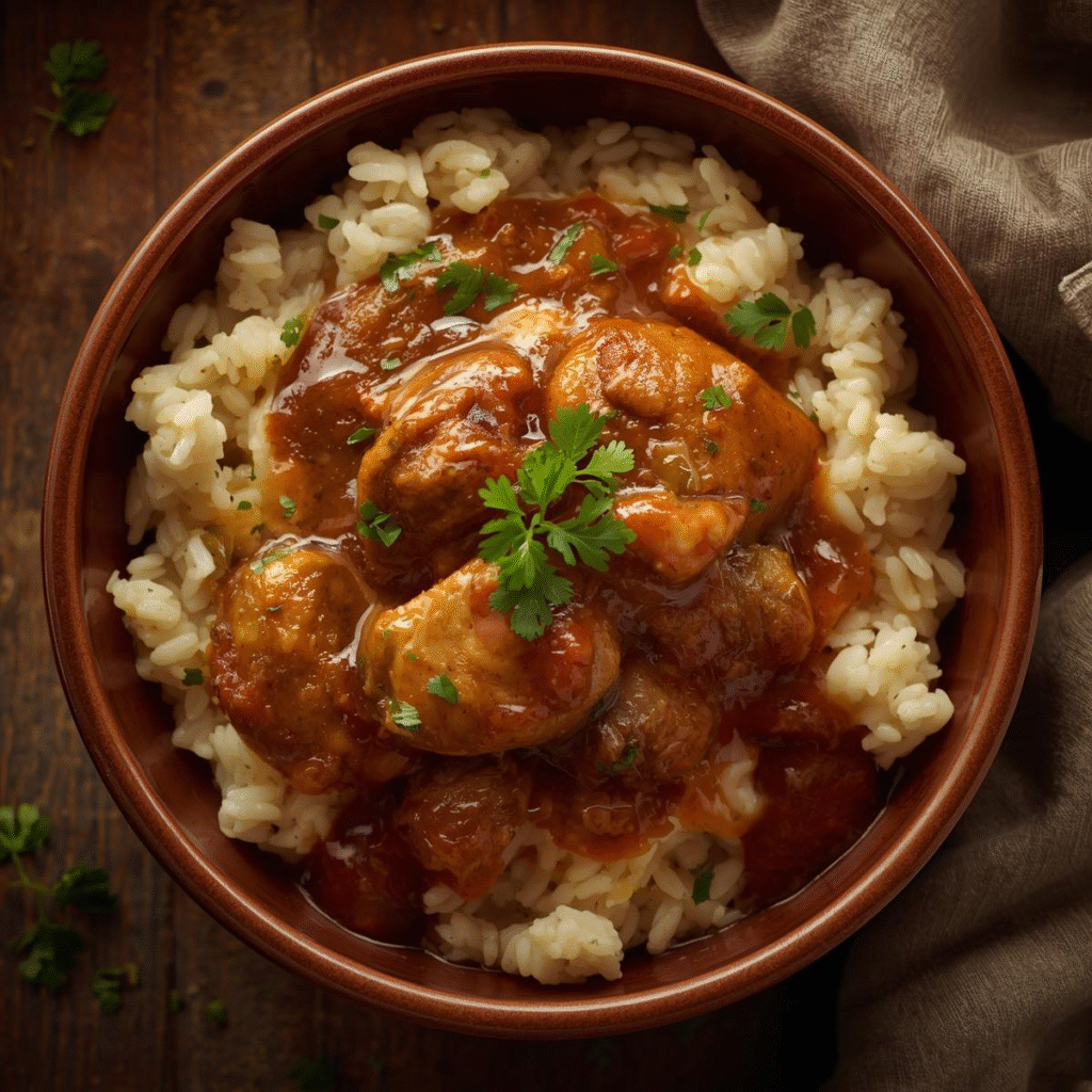 How To Make Smothered Chicken and Rice – Delicious and Easy image