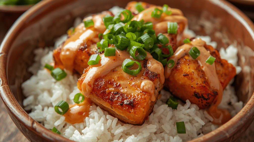 How To Make Crispy Bang Bang Salmon Bites Bowls – You’ll Love It image