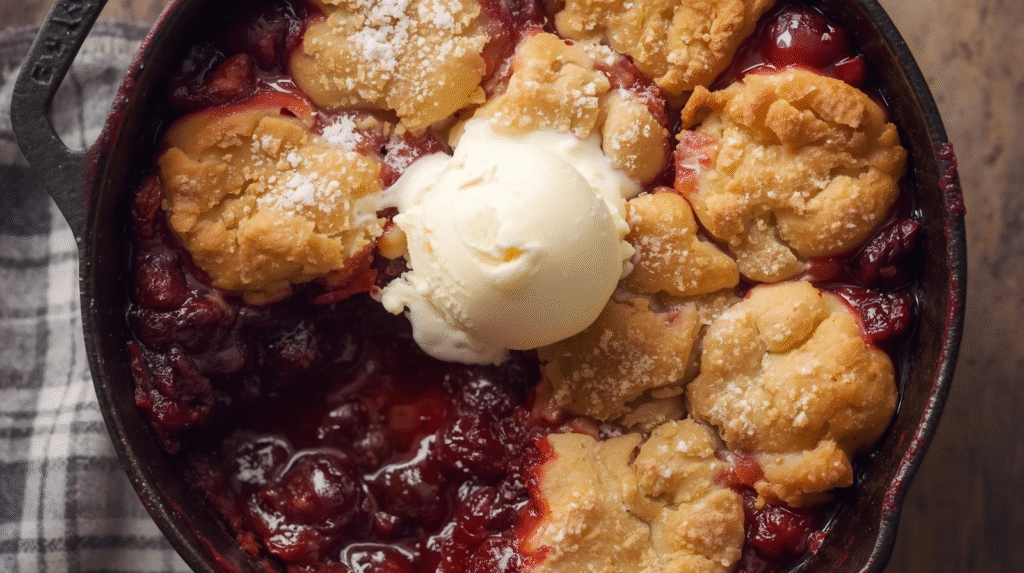 How to Make the Best Cherry Cobbler That Everyone Will Love image