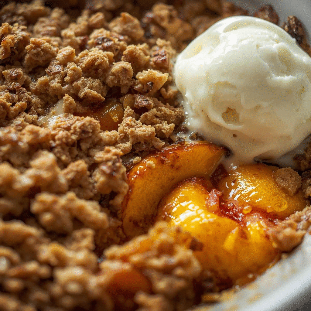 The Best Peach Crumble You’ll Make This Summer (No Fuss) image