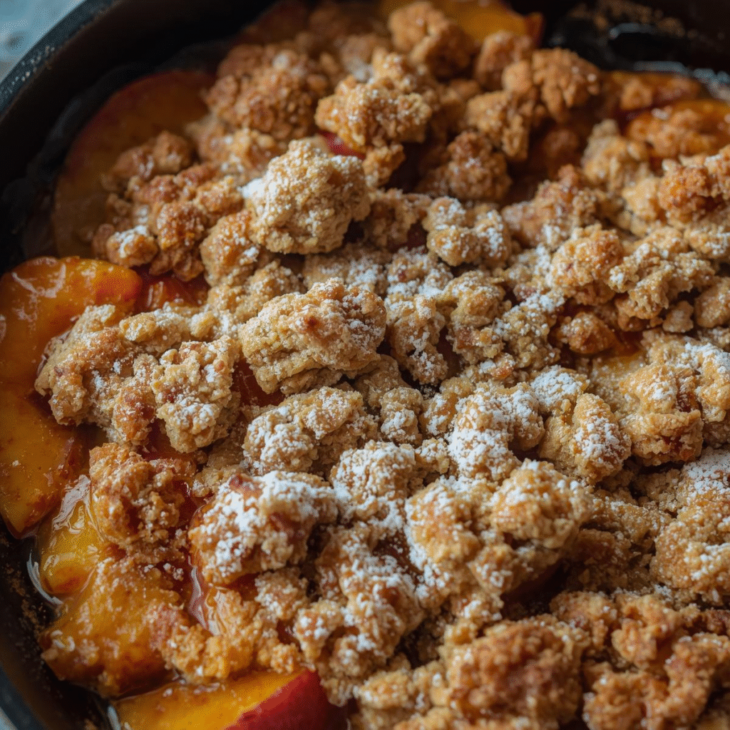 The Best Peach Crumble You’ll Make This Summer (No Fuss) image