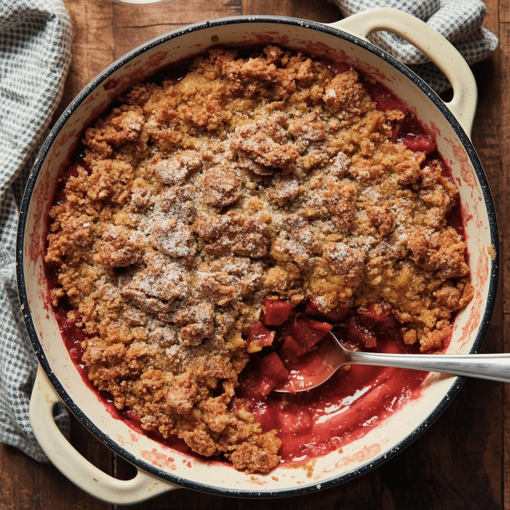Rhubarb Crisp Recipe You’ll Want Every Spring – Easy Dessert in 55 Minutes image