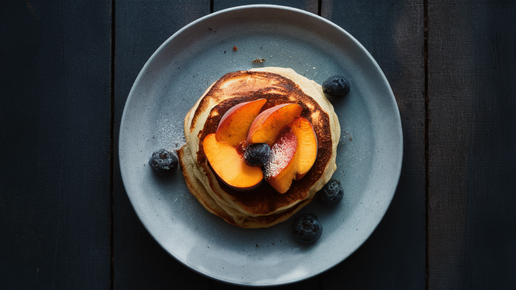 How To Bake Pancake with Peaches: Easy & Delicious Recipe image