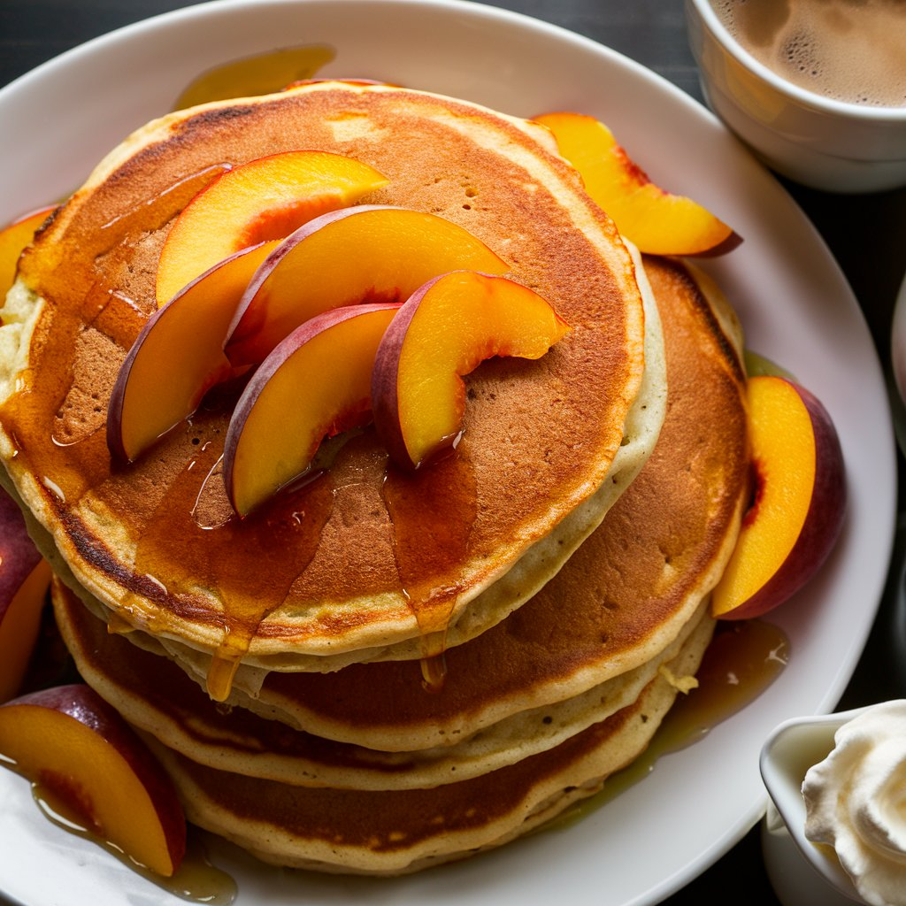 How To Bake Pancake with Peaches: Easy & Delicious Recipe image