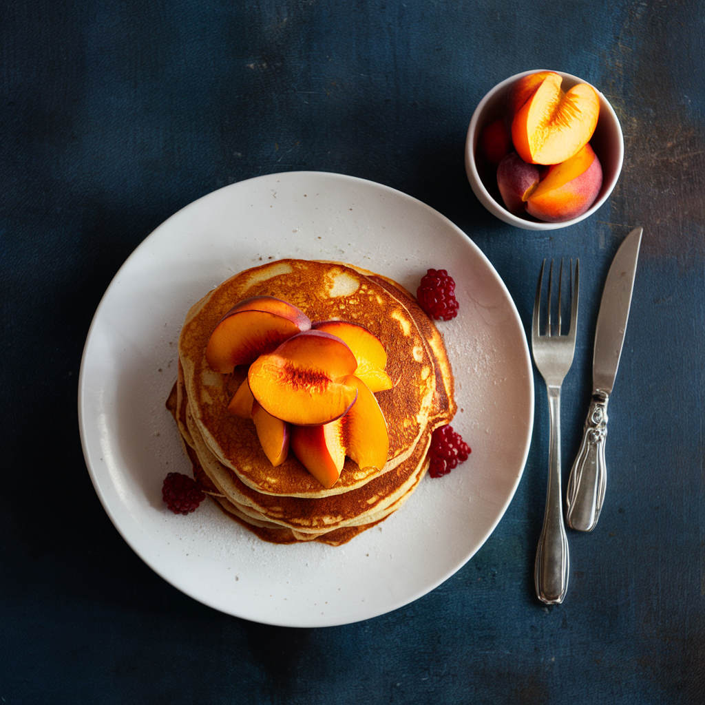 How To Bake Pancake with Peaches: Easy & Delicious Recipe image
