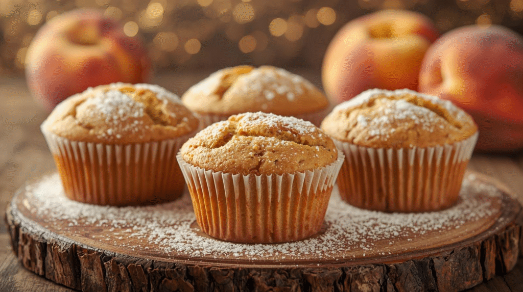The Best Ever Peach Muffins You’ll Want to Bake Again and Again image