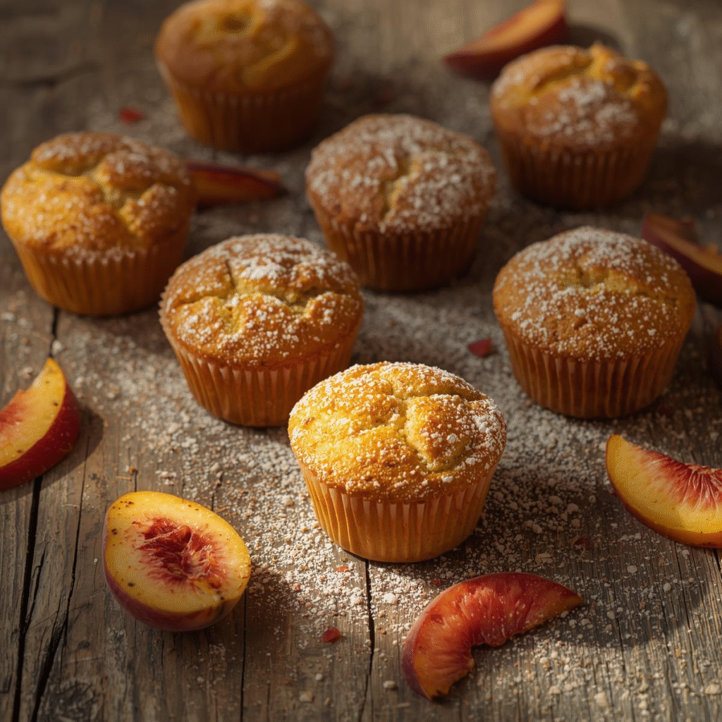 The Best Ever Peach Muffins You’ll Want to Bake Again and Again image