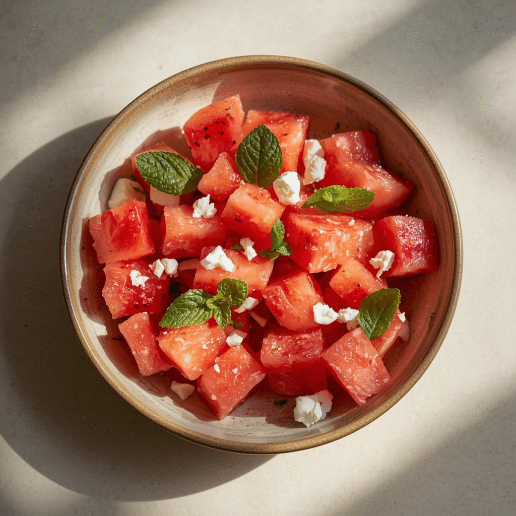 How to Make the Best Watermelon Salad Recipe – Fresh, Juicy & Healthy image