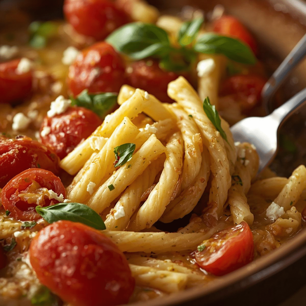 How to Make the TikTok Viral Baked Feta Pasta That Everyone Is Obsessed With image
