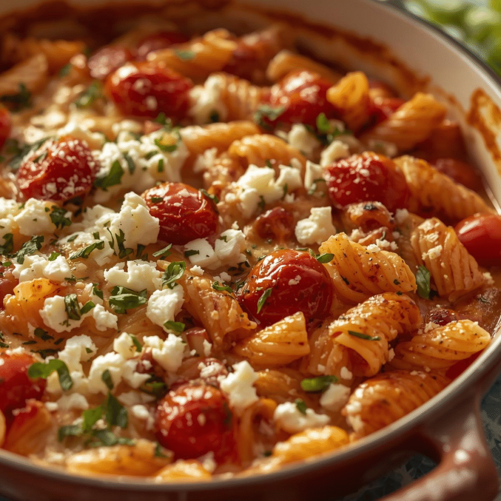 How to Make the TikTok Viral Baked Feta Pasta That Everyone Is Obsessed With image