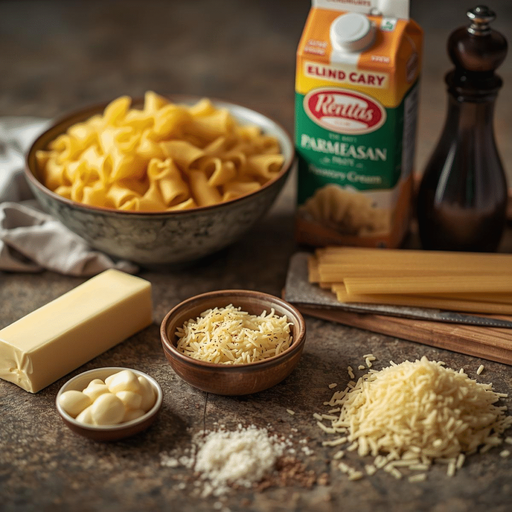 How to Make Garlic Butter Chicken with Creamy Parmesan Pasta in 40 Minutes image