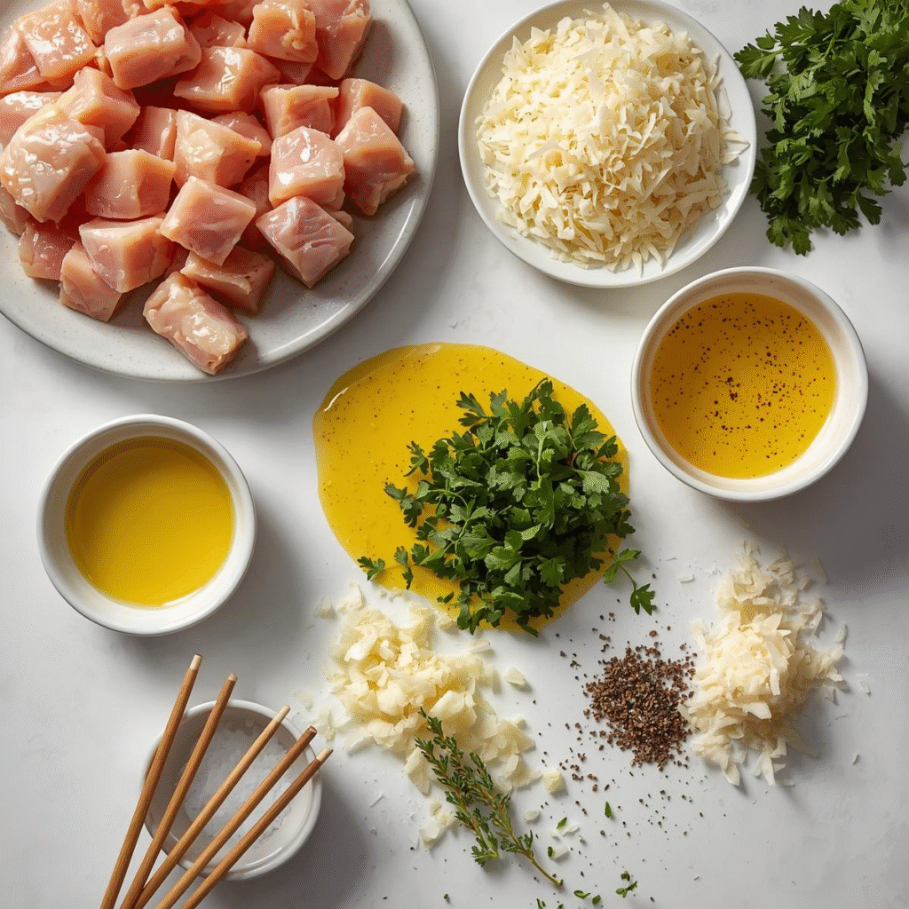The Best Garlic Parmesan Chicken Skewers to Make at Home image