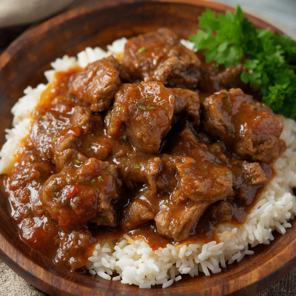 Tender Beef Tips and Savory Rice: A Recipe You’ll Love image