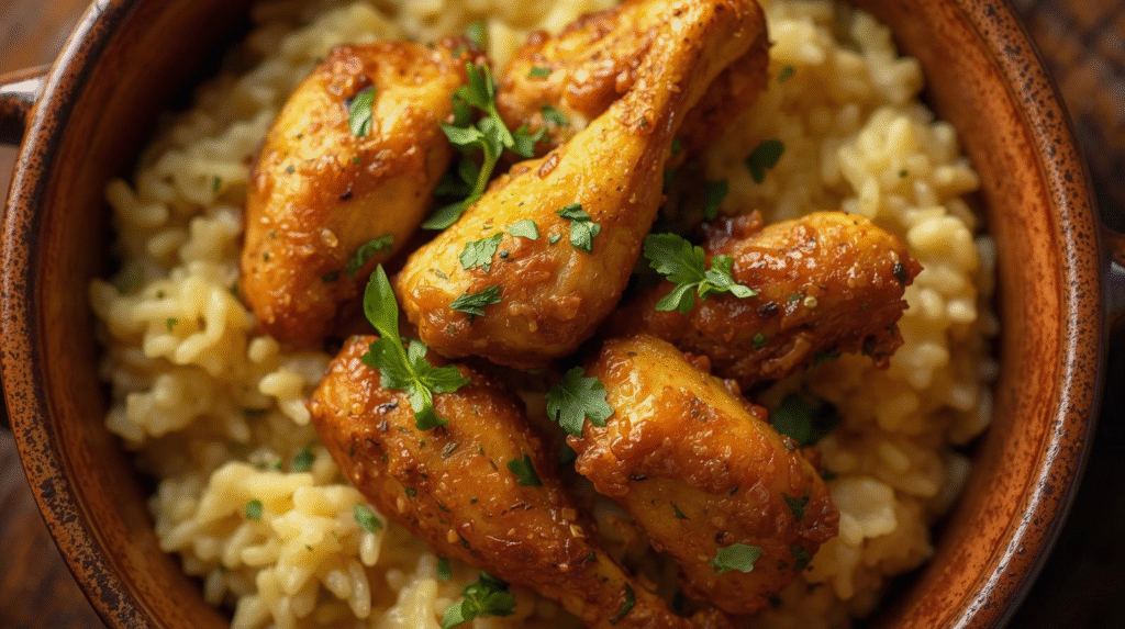 How to Make Stick of Butter Rice with Chicken: Easy One Pan Meal image